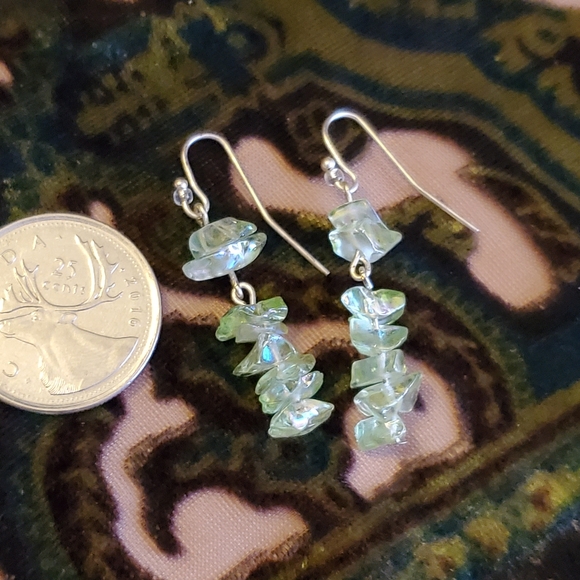 Boho Adventurine and Sterling Silver (plate) Earings 2 for 25 - Picture 2 of 2